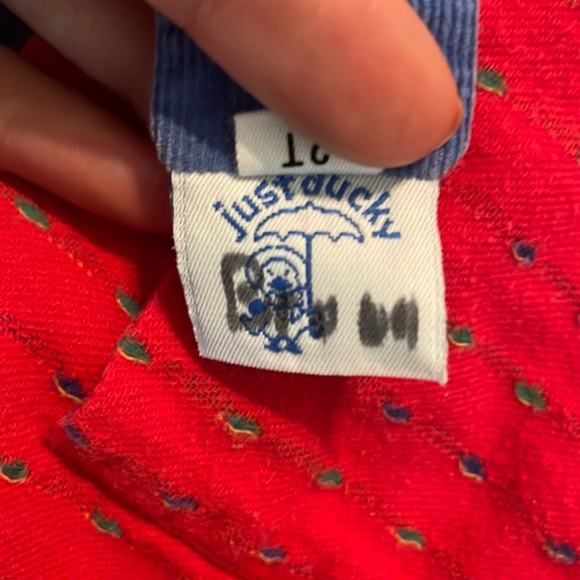 Just Ducky Vintage double sided overall 2T - Picture 3 of 4